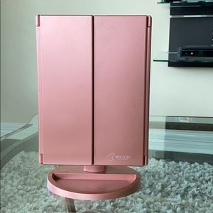 Tri-fold Lighted Vanity Makeup Mirror